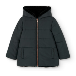 Parka reversible tejido técnico de niña