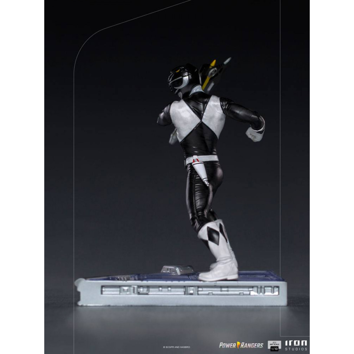 Power Rangers Bds Art Scale Statua 1/10 Black Ranger 17 Cm Iron Studios