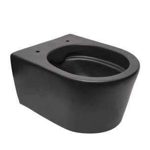 Pack WC Bâti-support Rapid SL + WC SAT sans bride noir mat + Abattant softclose + Plaque noire mat (RapidSL-BlackSATrimless-KF0)