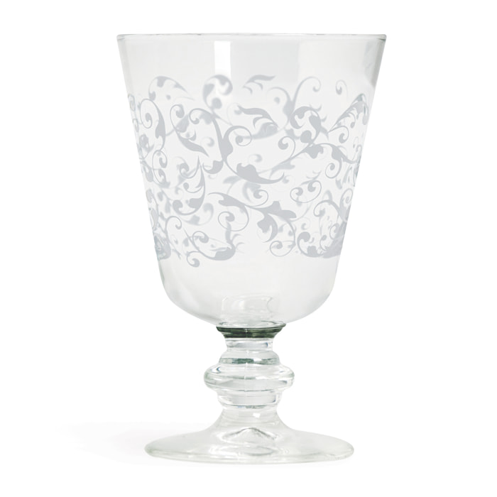 Set de 6 verres à pied Excelsa Domus, verre, 28 cl, blanc