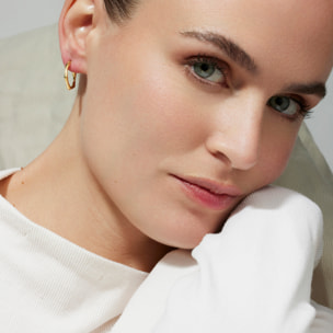 Pendientes acabado oro 18K