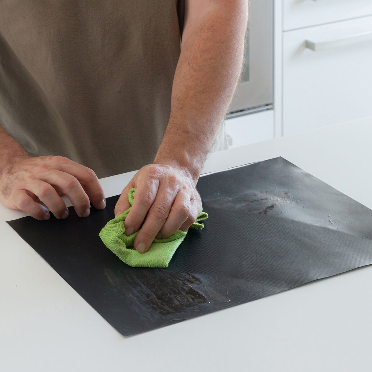 Pack de 2 Esterillas para Horno o Barbacoa y Barbacoa Plegable Portátil para Carbón InnovaGoods