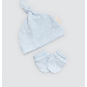 Set di primi vestiti per neonato blu