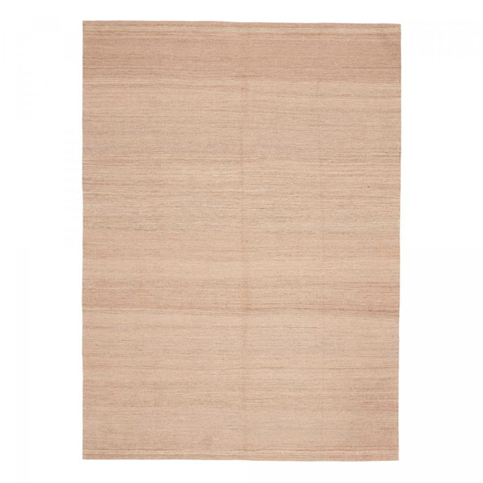 Tapis kilim, faux uni authentique, tissé à plat en laine