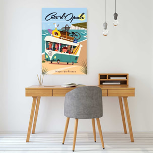 Tableau road trip sur la côte d'opale Toile imprimée