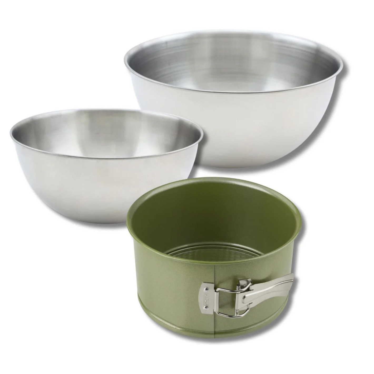 Set pâtisserie avec moule à panettone 18 cm, 2 bols à mixer et spatule Zenker