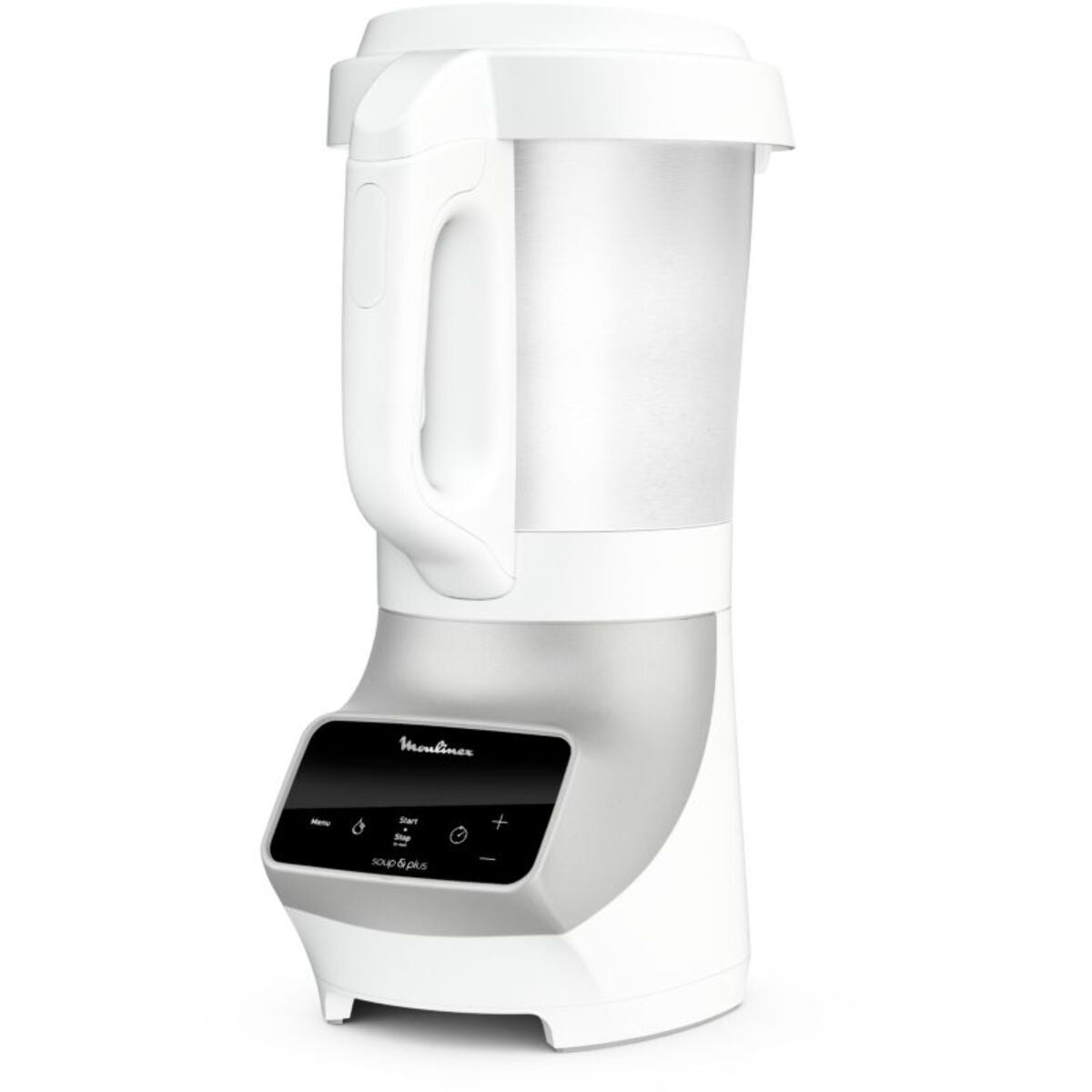 Blender chauffant MOULINEX SOUP et  PLUS LM926B00 BLANC 2L + bol vapeur