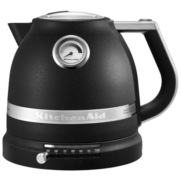 Bouilloire à température réglable KITCHENAID 5KEK1522EBK Artisan Truffe Noir