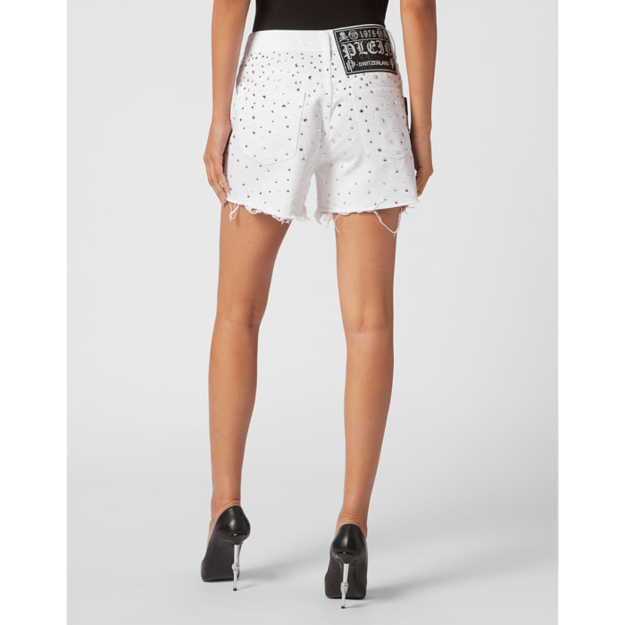 PHILIPP PLEIN Pantalones cortos vaqueros