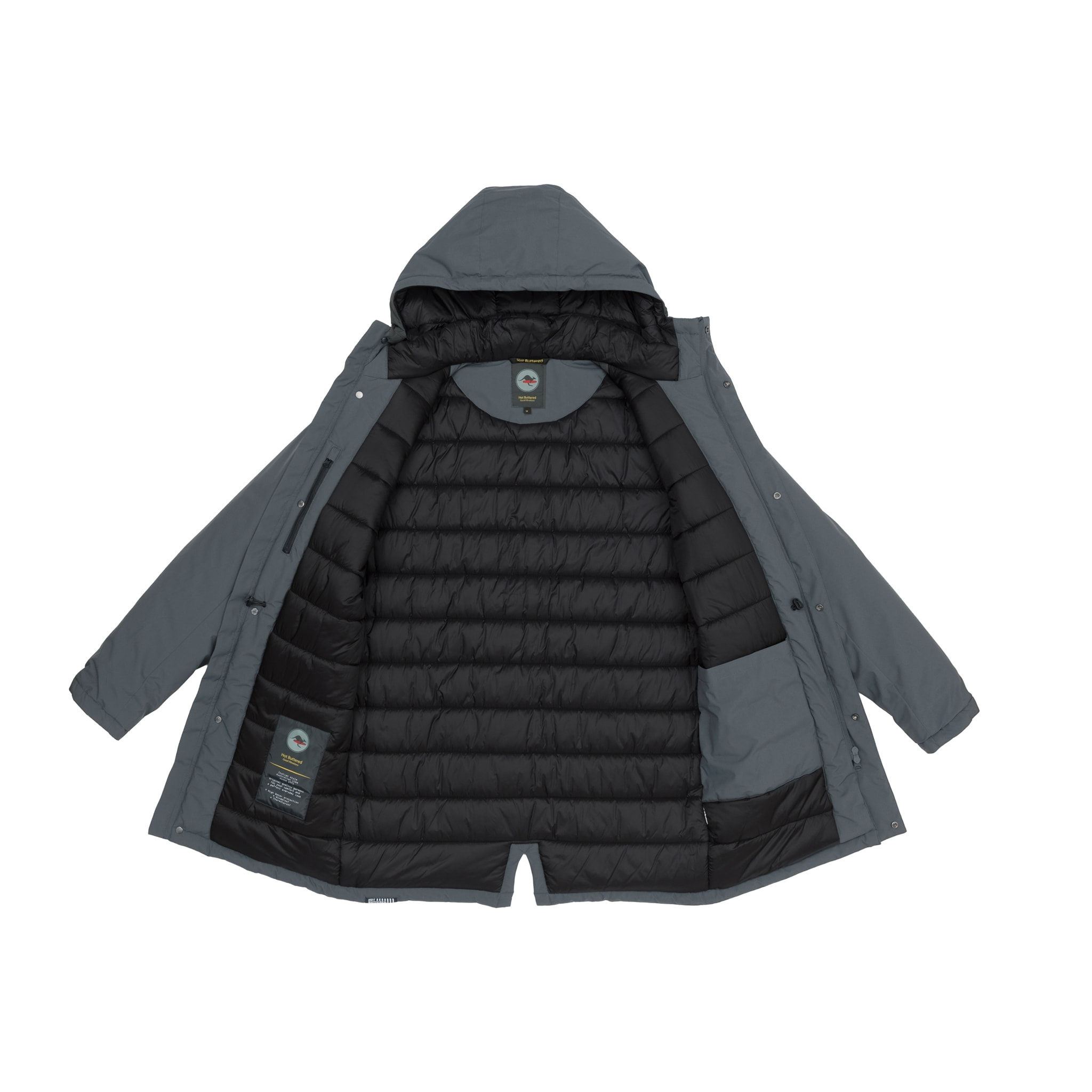 Chaqueta Hot Buttered térmica impermeable Latemar gris