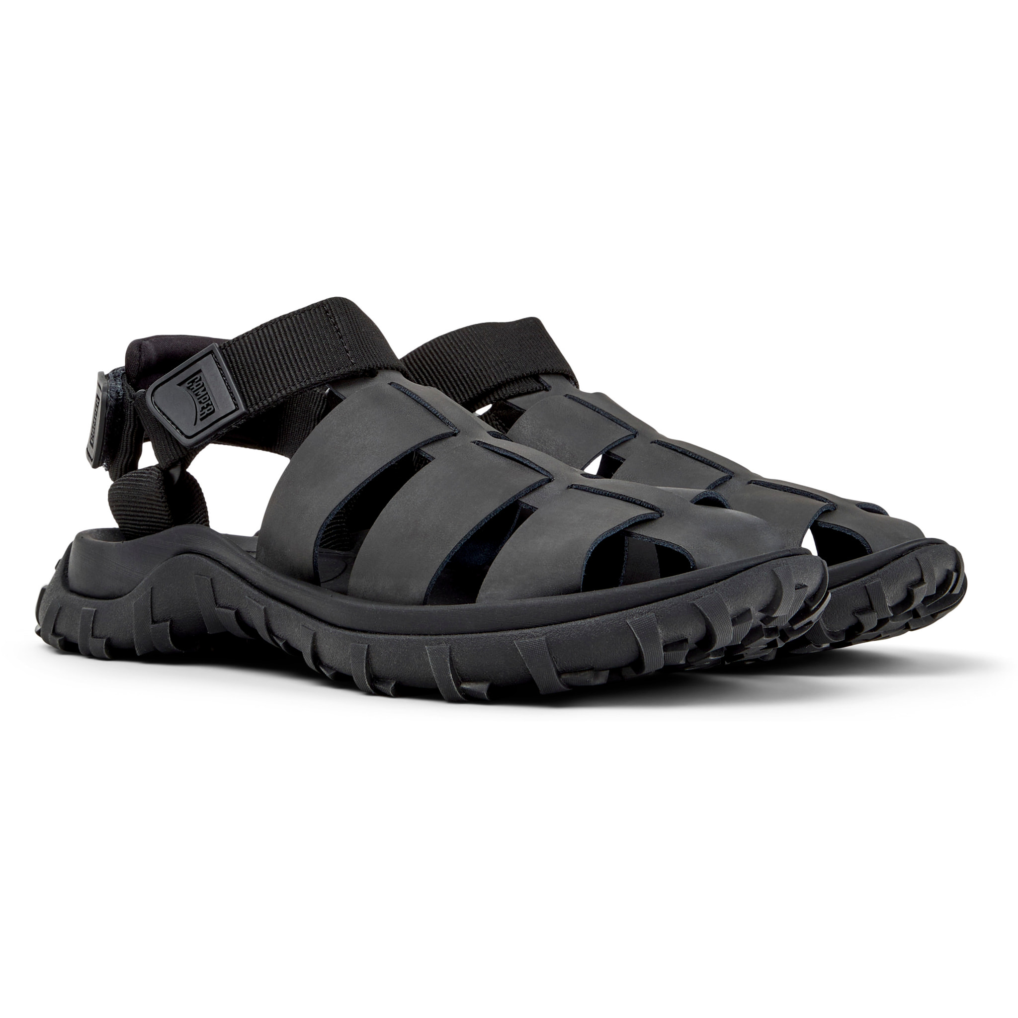 Sandalias - CAMPER Drift Trail - Negro - Cuero de gamuza