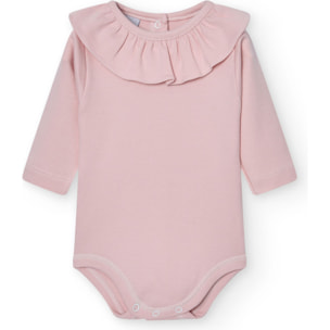 Body bebé manga larga cuello volante