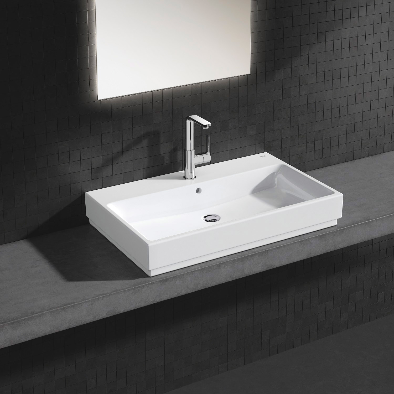 GROHE Mitigeur monocommande Lavabo Taille L Lineare Chromé 23296001