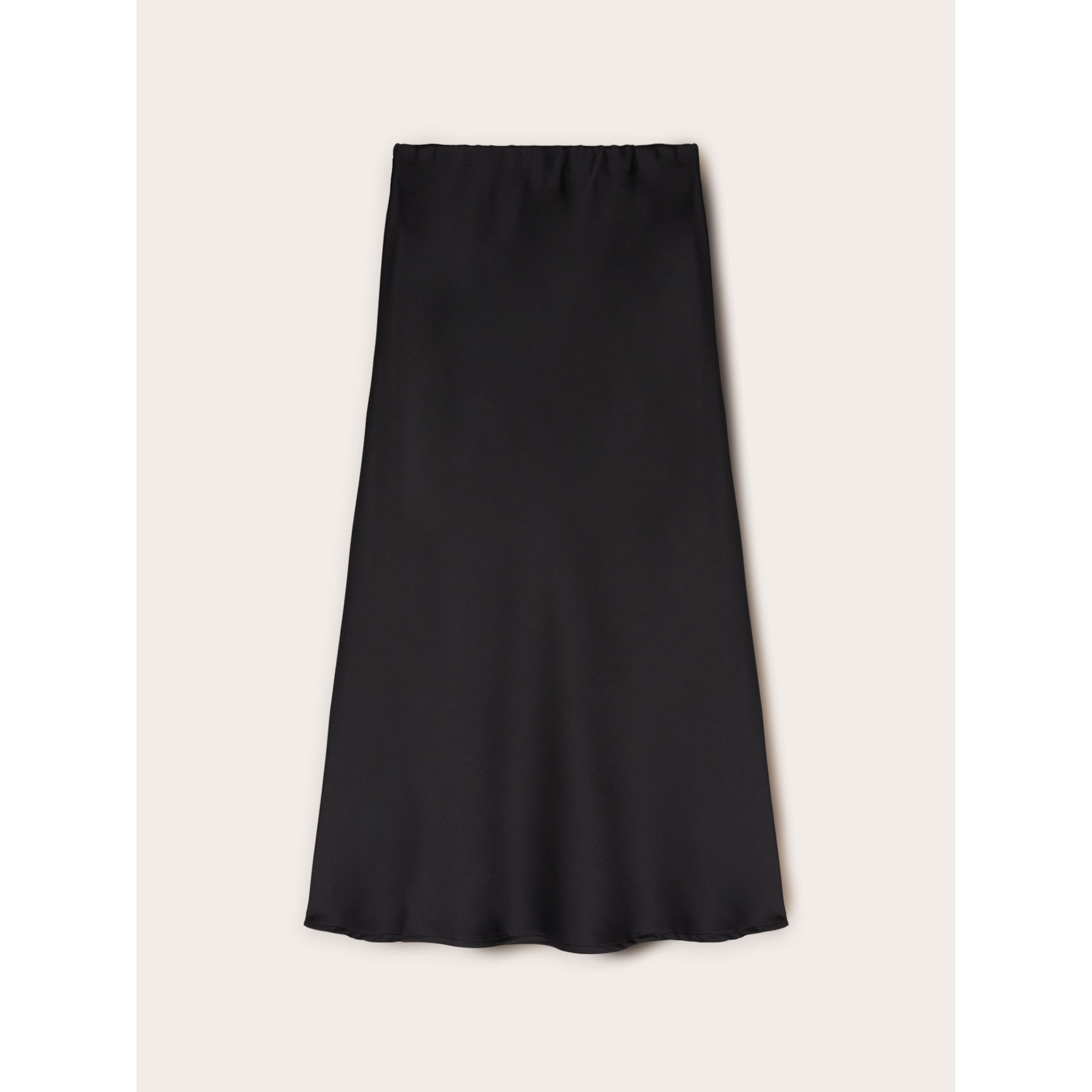 Motivi - Gonna longuette in raso - Nero
