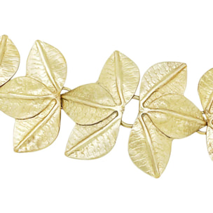 Cinturón Cascada de Hojas 3D en dorado