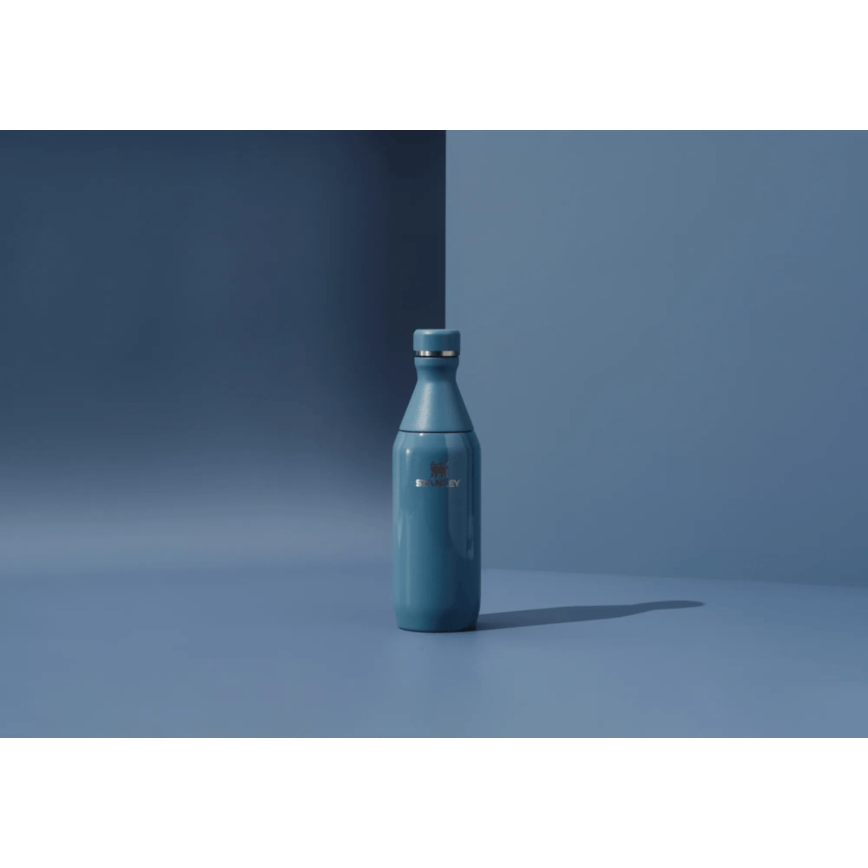 Botella de agua Isotermica - 0,35L - ALL DAY SLIM BOTTLE - Indigo Gloss