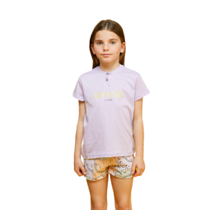 Pigiama bambina corto cotone bandana Noidinotte
