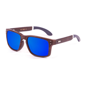 Gafas de sol PALO ALTO PACIFICA - Bambú marrón / Revo azul