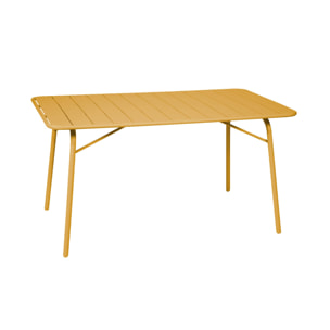 Table de jardin pliante métal 6 places AMÉLIA