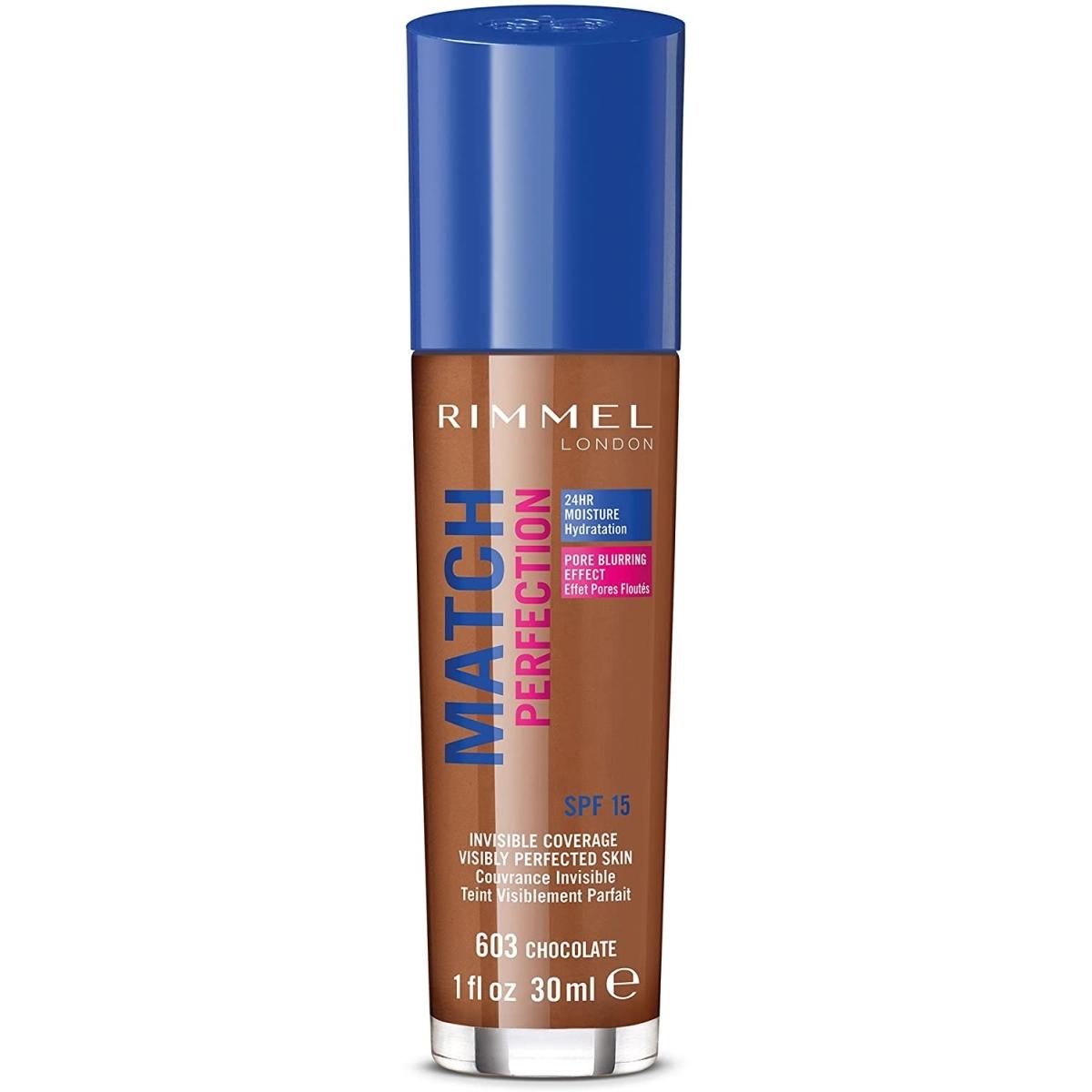 BASE DE MAQUILLAJE MATCH PERFECTION FOUNDATION TONO 603 CHOCOLATE 123GR