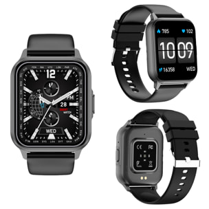 Smartwatch ZW36 con notificaciones de Apps, varios modos deportivos. Monitor de tensión y oxígeno, termómetro.