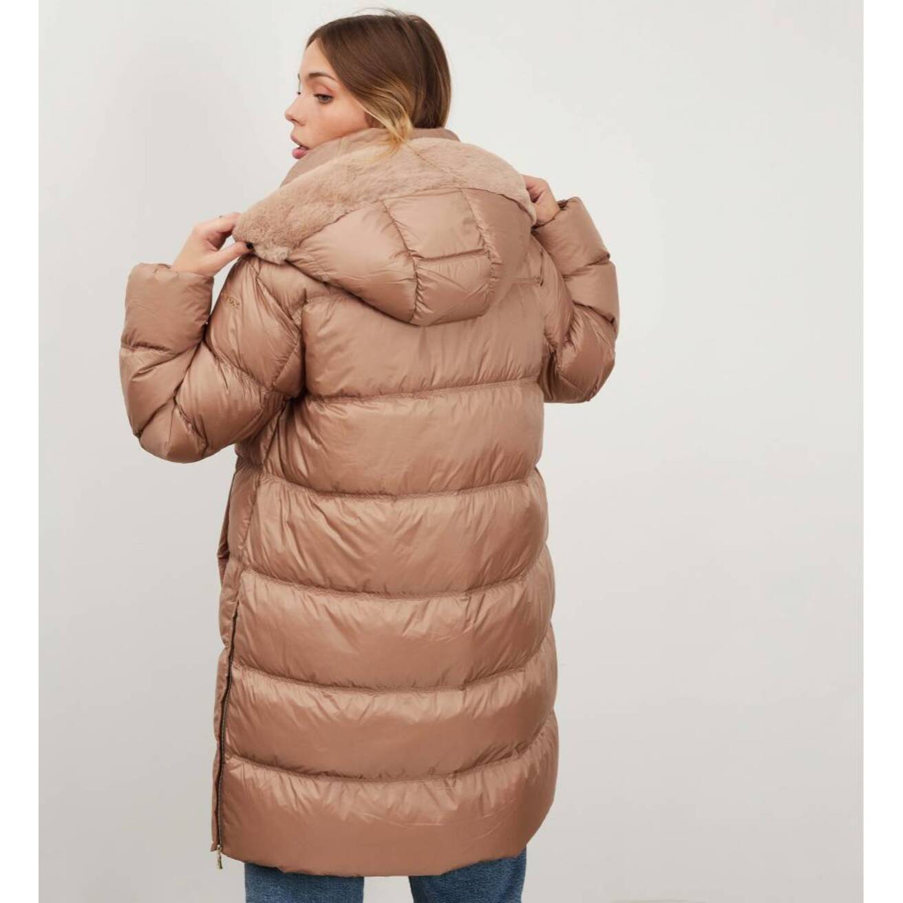 Abrigos Mujer de la marca GEOX  modelo W TAHINA LONG JKT MARRON