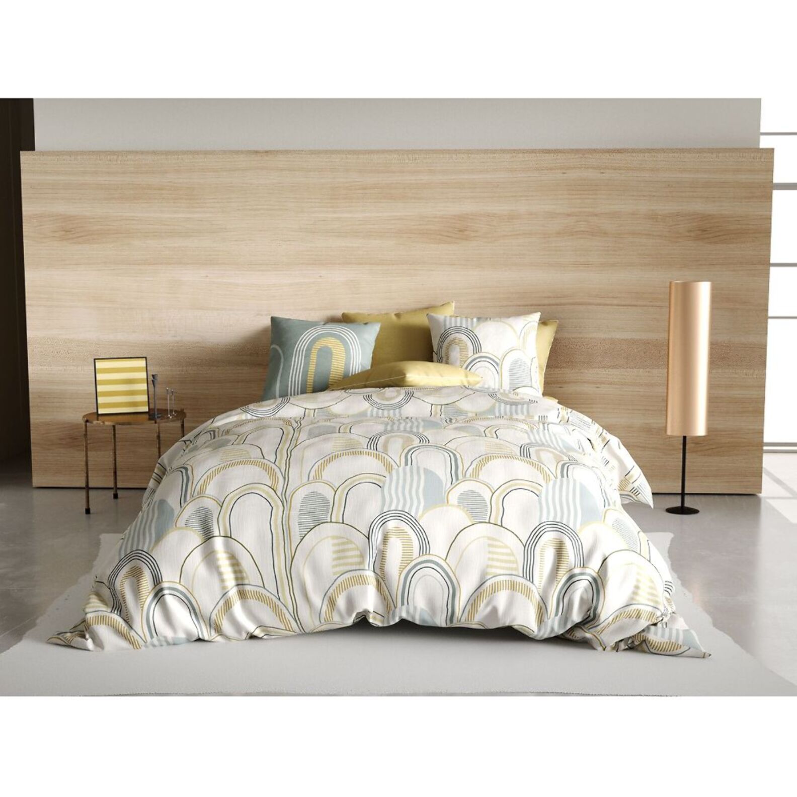 Parure Housse De Couette 3pcs 100% coton 57fils ColizÉ