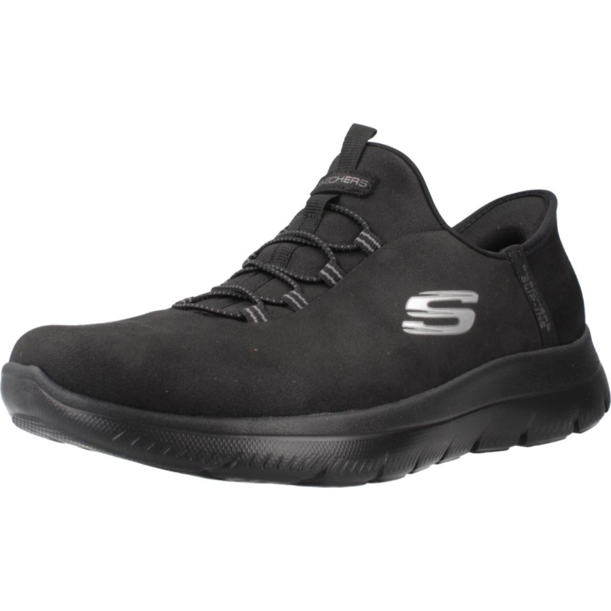 Sneakers De  Mujer Summits-unknown Trai Slip-ins Negro