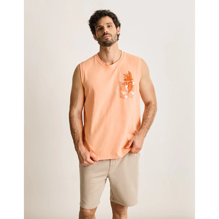 Camiseta Tirantes Naranja - Satri