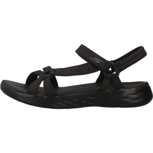 Sandalias Mujer On The Go 600 Brilliancy Negro