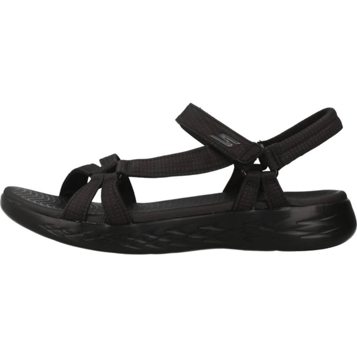 Sandalias Mujer On The Go 600 Brilliancy Negro