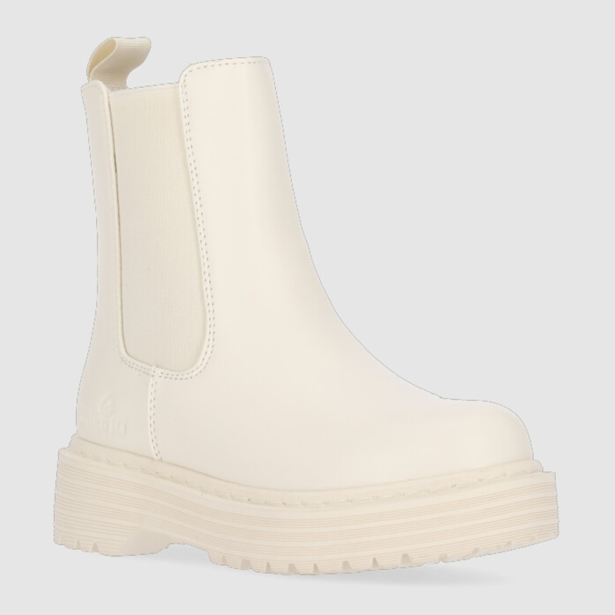 Botines - Blanco/Off White - Tacón: 3 cm