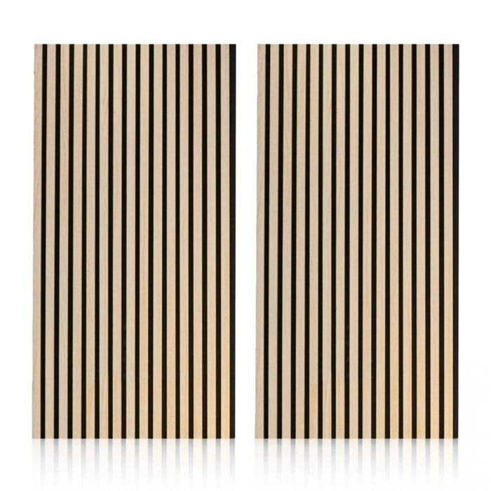 Pack 2 paneles acústicos Noiseless 120 Negro - Roble