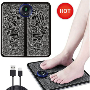 Tapis de massage des pieds automatique electrique Herzberg HG04258
