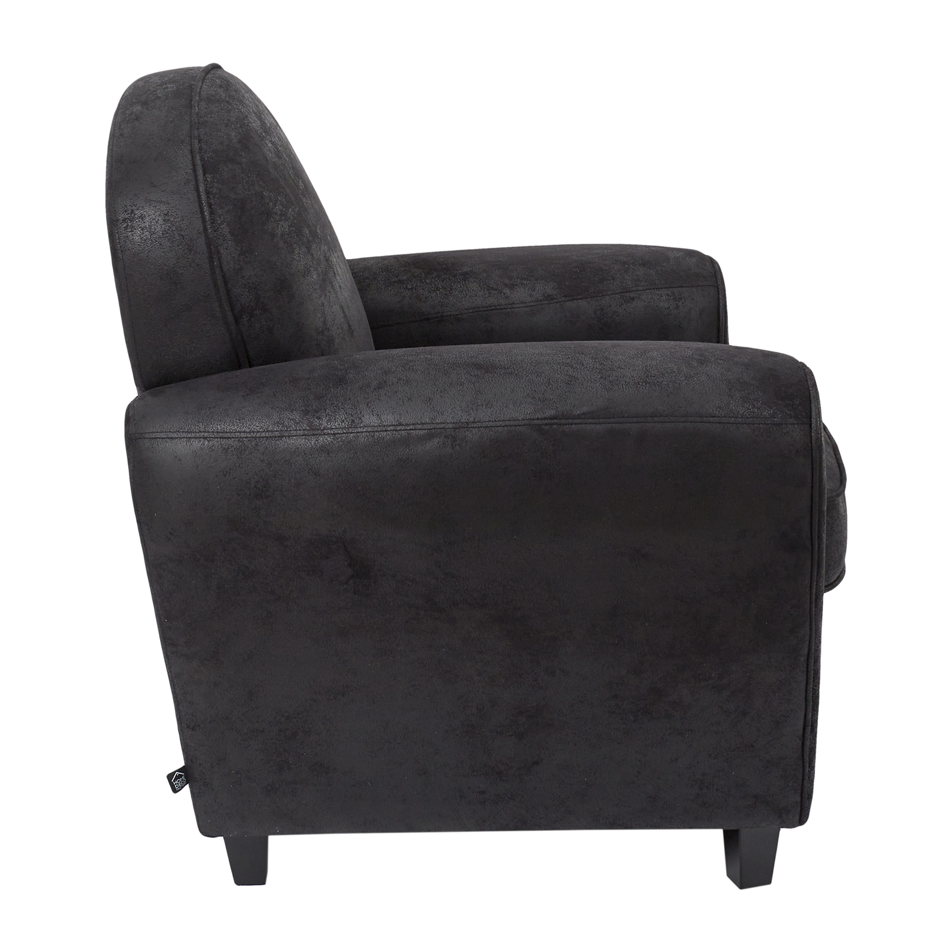 Fauteuil Club Noir Indus