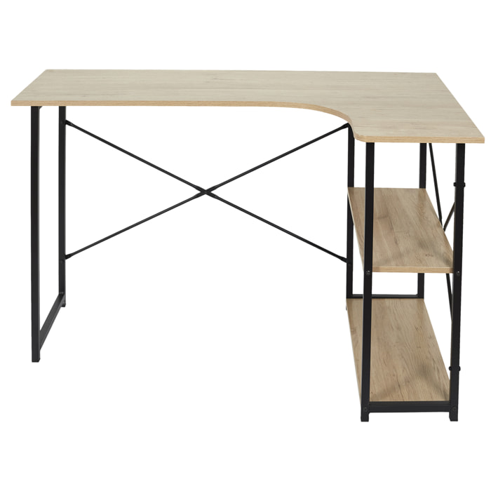 Bureau D Angle Job Noir