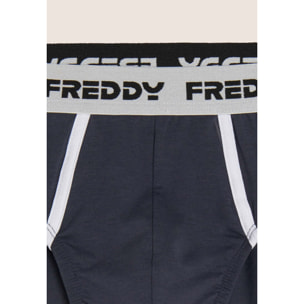 Slip Uomo con Elastico Jacquard e Logo FREDDY