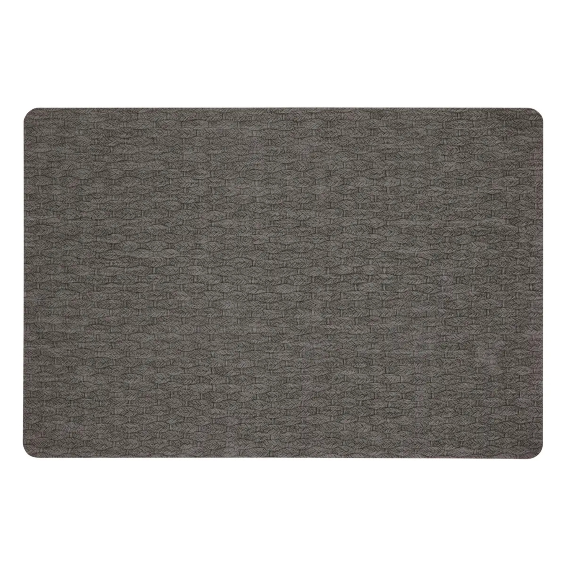 Set de table Ely gris foncé L49xp33xH0,1cm