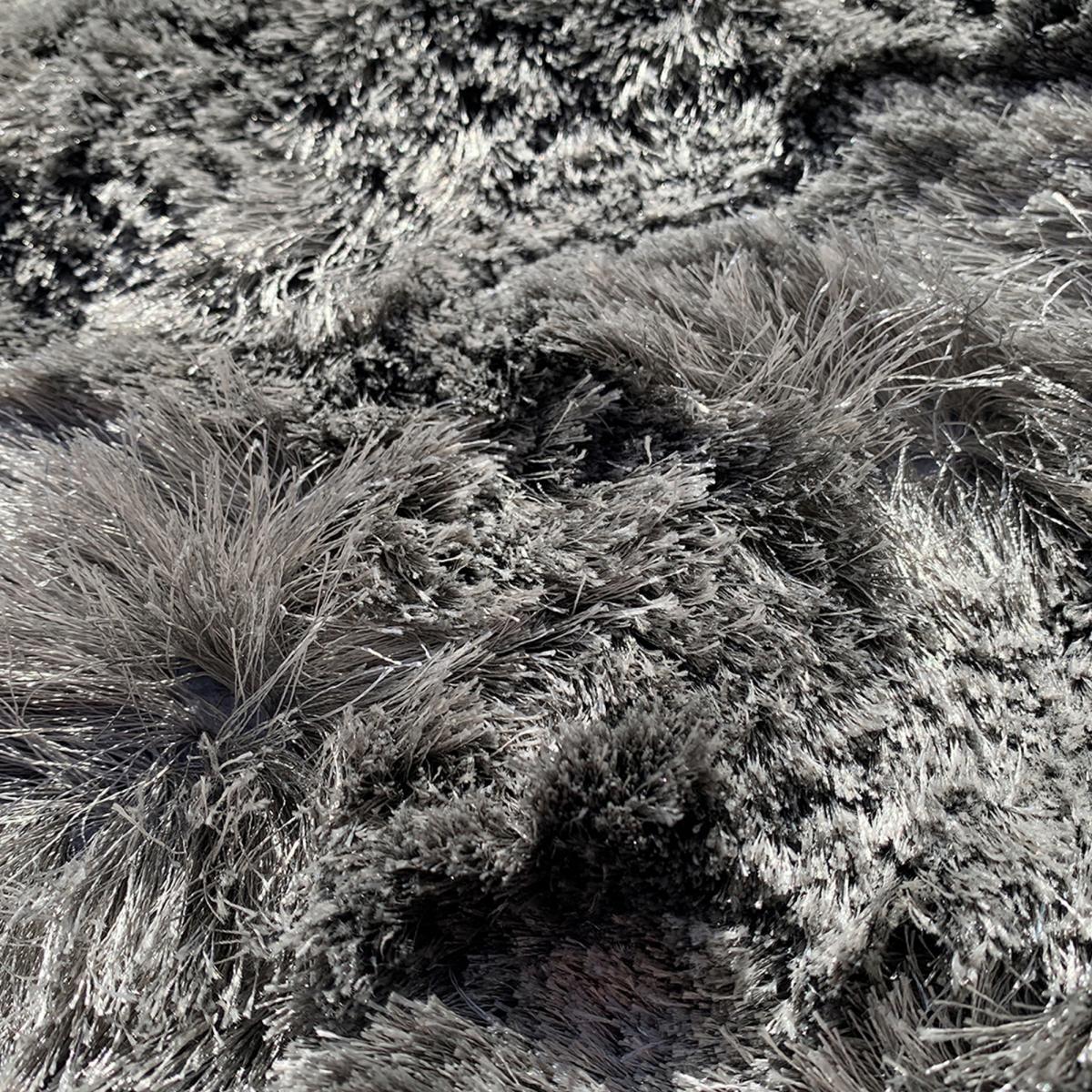 Tapis fait main Shaggy longues mèches Moodil, 45 mm
