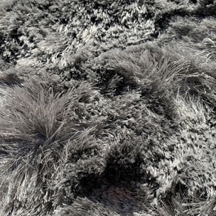 Tapis fait main Shaggy longues mèches Moodil, 45 mm