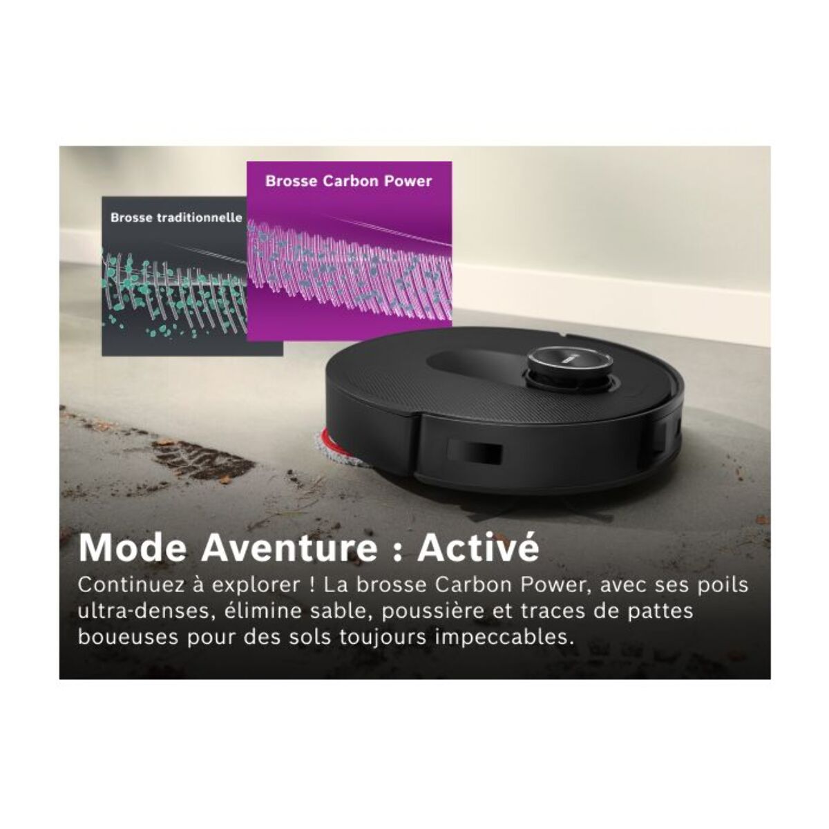 Robot Aspirateur Laveur BOSCH Spotless Max Noir