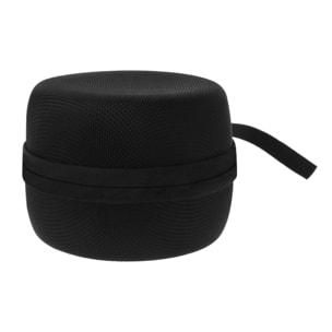 DAM Funda protectora semirrígida de nailon para Amazon Echo Dot (Gen 2) 8x7x8 Cm. Color: Negro