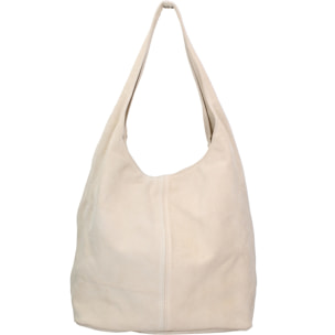 Borsa a mano da donna Made in Italy - Modello Valeria Chic - 100% pelle - 40.0 x 35.0 x 15.0 cm