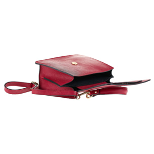 Borsa a mano da donna Made in Italy - Modello Elora Nova - 100% pelle - 23.5 x 15.0 x 10.0 cm