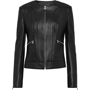 PHILIPP PLEIN Biker de cuero