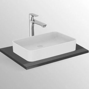 Lavabo double vasque à poser IDEAL STANDARD Conca, Design figuratif
