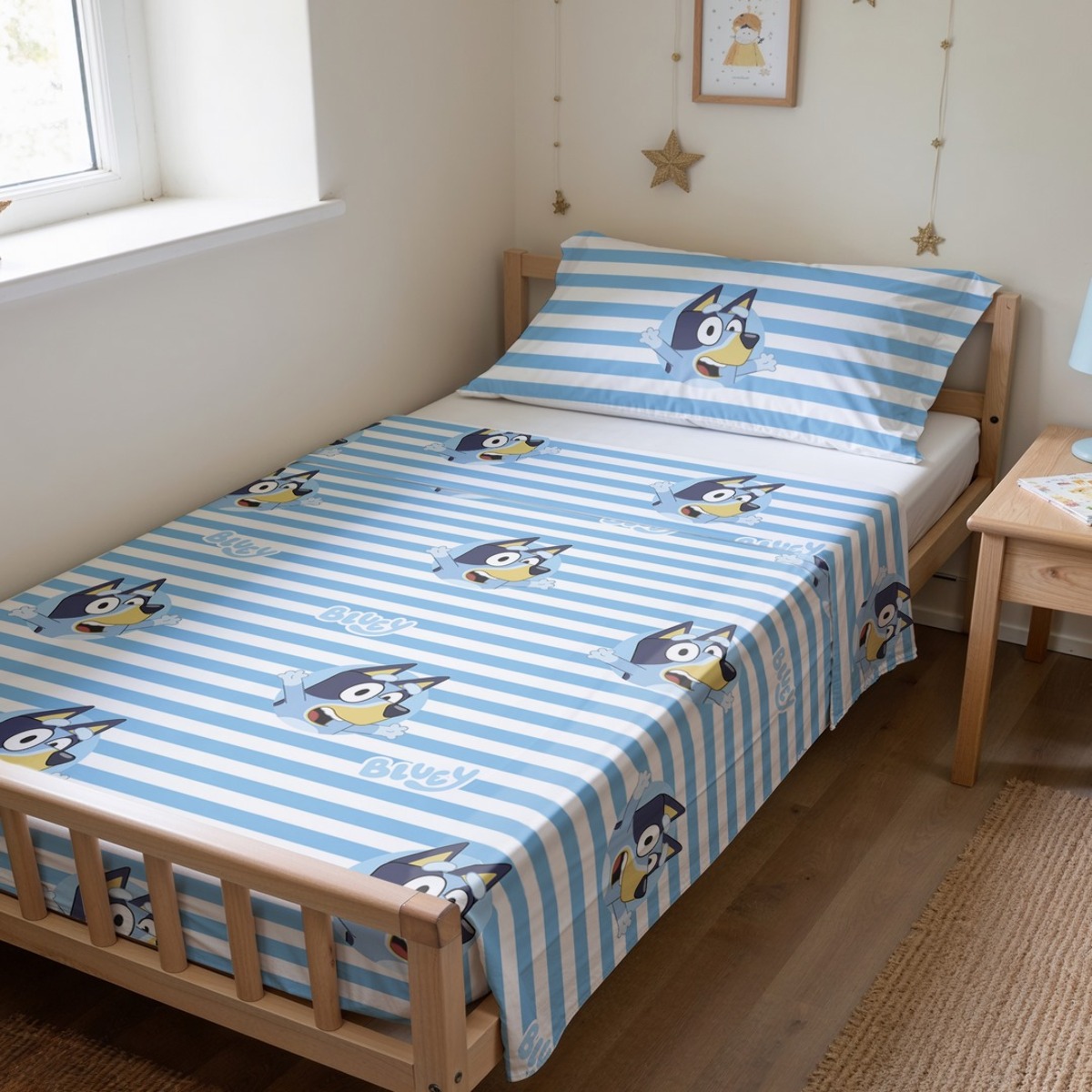Sábana encimera BLUEY + funda almohada 45x125