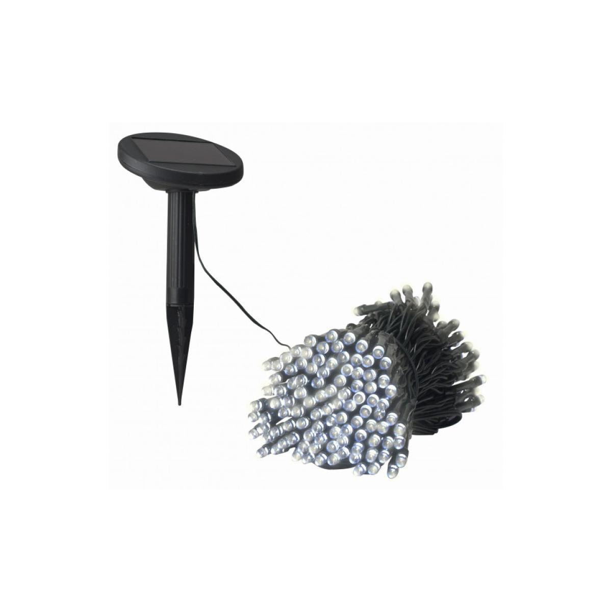 Guirlande solaire jardin LED - blanc