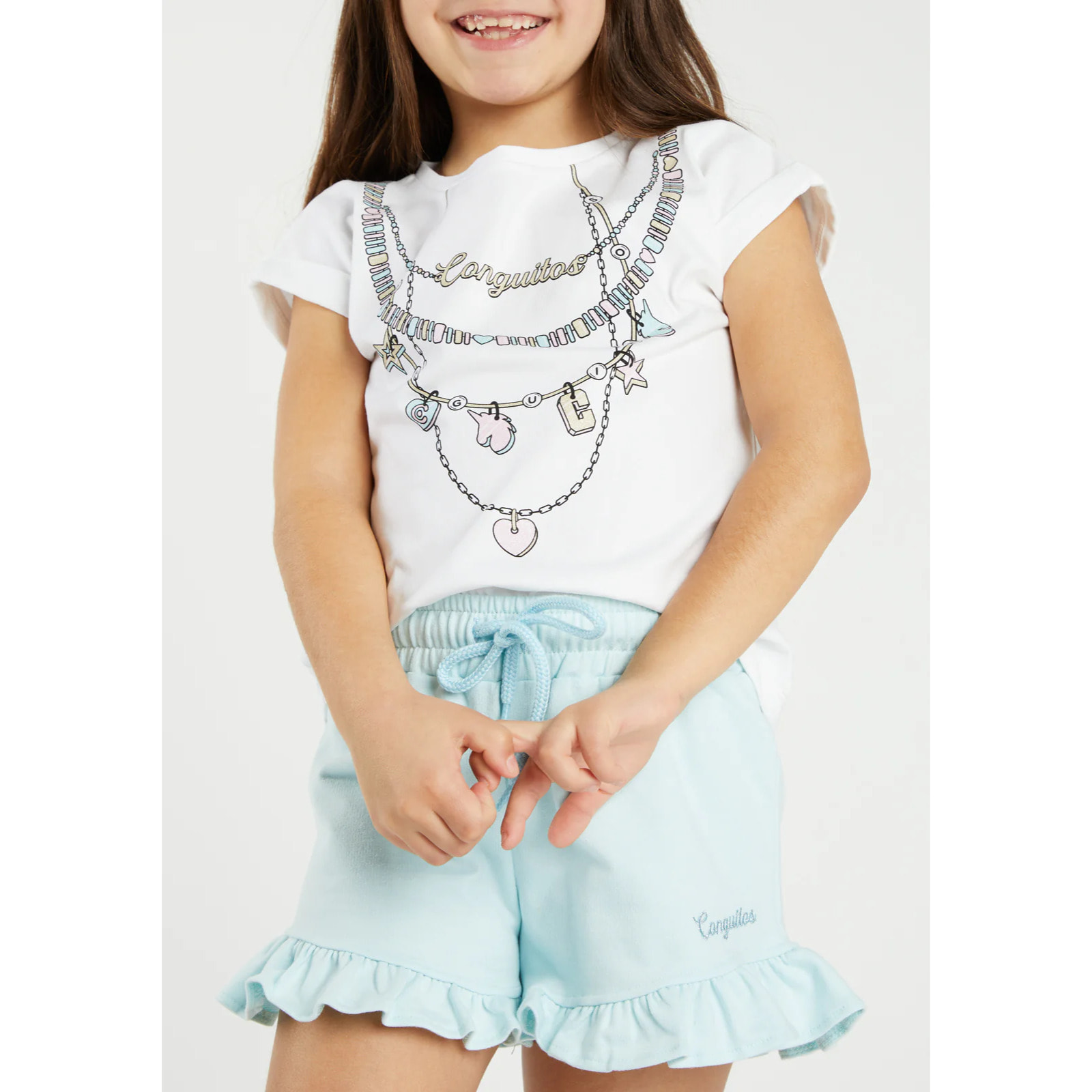 Camiseta Collares Blanco