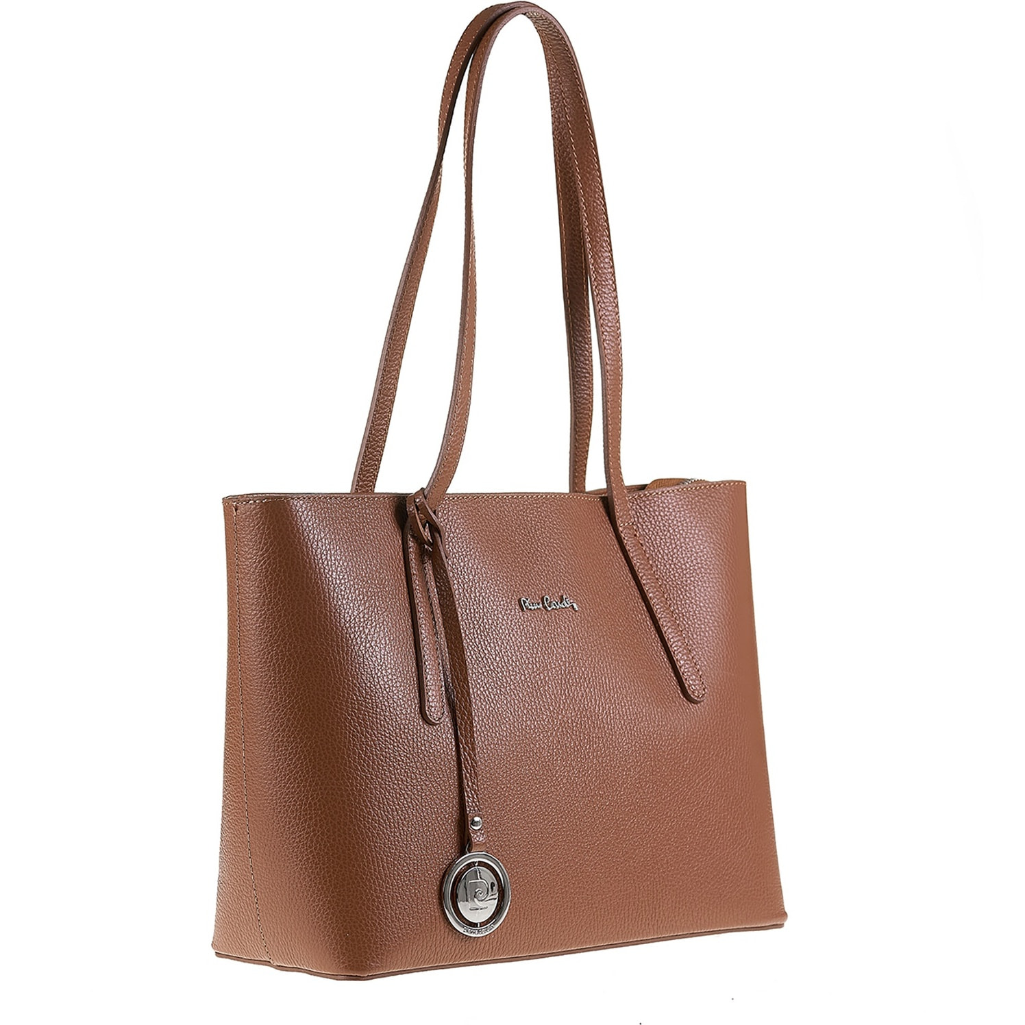 Borsa a spalla da donna Made in Italy - Modello Elowen Lux - 100% pelle - 38.0 x 25.5 x 12.5 cm